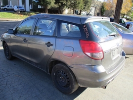 2004 TOYOTA MATRIX GRAY 1.8L MT Z15126